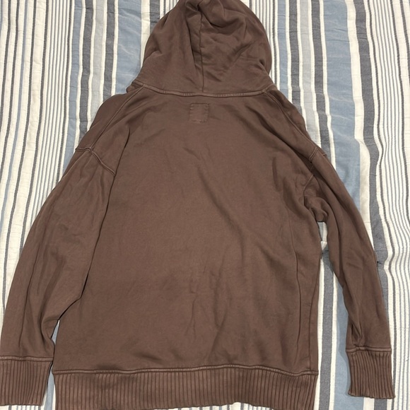 Aerie Brown Hoodie Sweatshirt - Picture 4 of 4